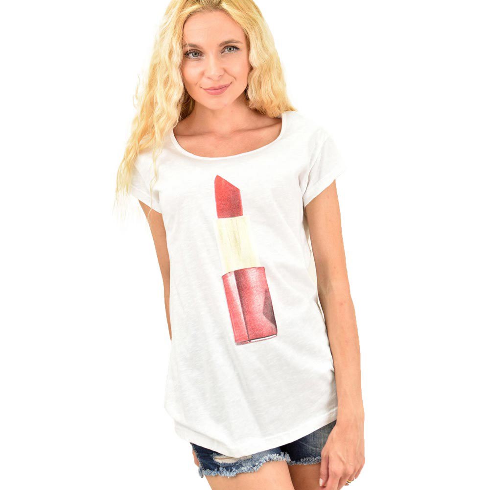T-shirt με τύπωμα Λευκό 1305