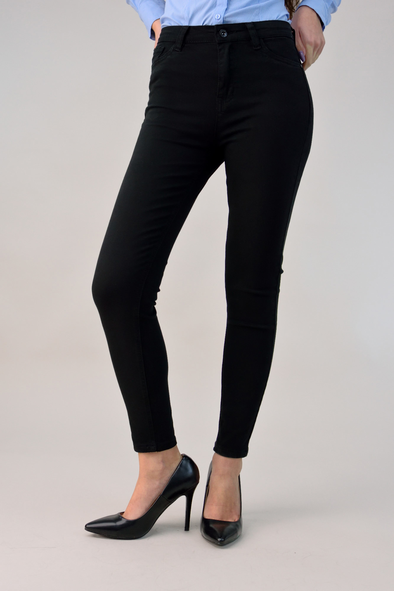 Παντελόνι skinny Μαύρο 925