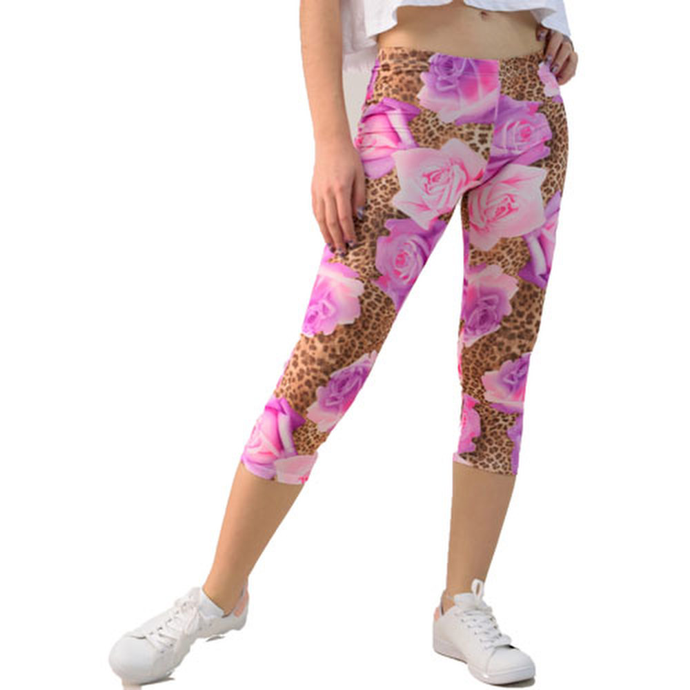 Κολάν ιππασίας φλοράλ Ροζ 640