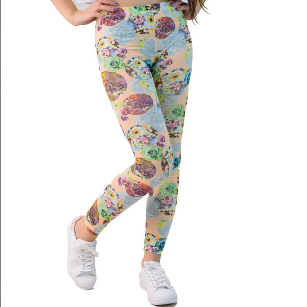 Κολάν εμπριμέ Μπεζ 653