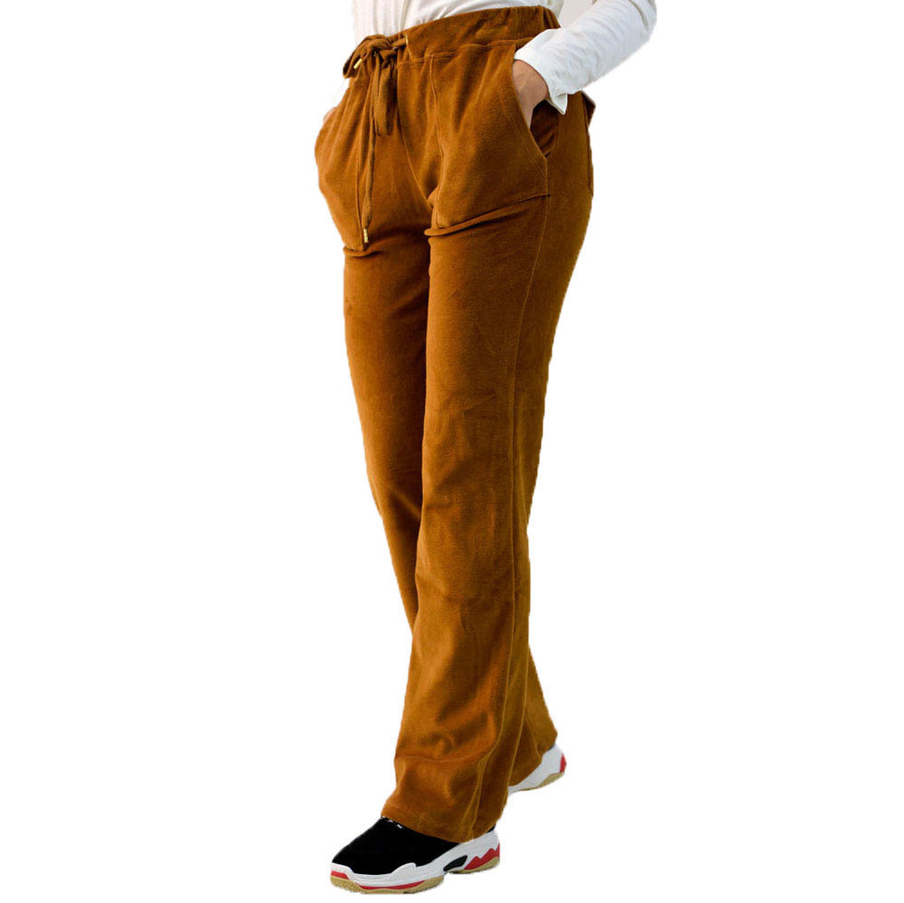 Κάμελ παντελόνι βελουτέ φόρμας Κάμελ 4338