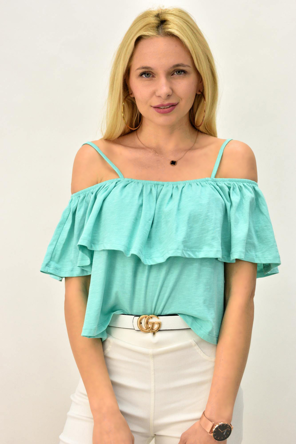 Τοπάκι με βολάν Βεραμάν 5429 φωτογραφία