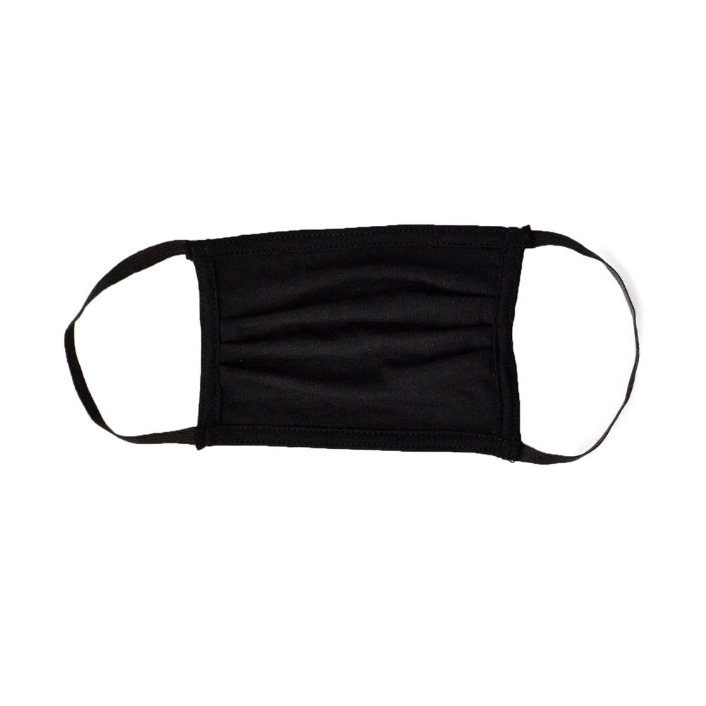 Μάσκα προστασίας υφασμάτινη 100% βαμβάκι πολλαπλών χρήσεων με λάστιχο Μαύρο 6170