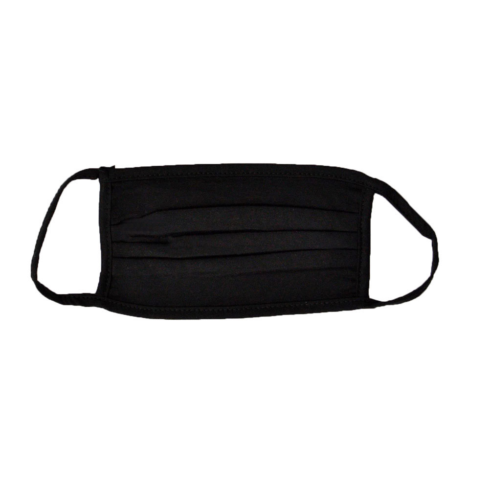 (Σετ 2 τεμαχίων) Μάσκα προστασίας υφασμάτινη 100% βαμβάκι Μαύρο 6179