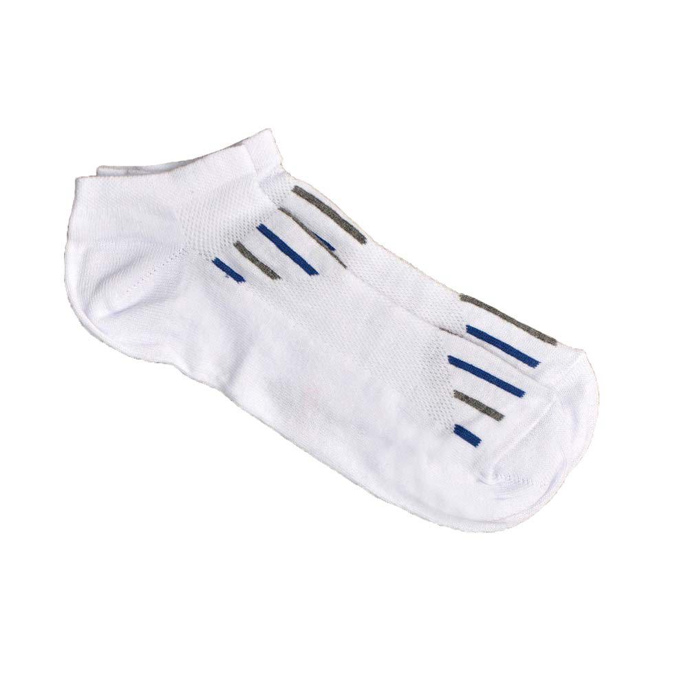 Potre OR Σετ ανδρικές κάλτσες κοντές με διακριτικό σχέδιο Λευκό 8028