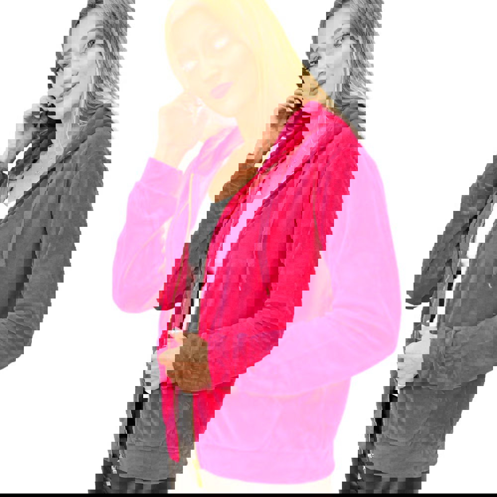 Βελουτέ ζακέτα φούξια Φούξια 9034