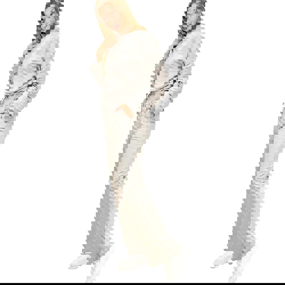 Γυναικείο σετ με χαμόγελο λαιμόκομψη Γκρι 8969