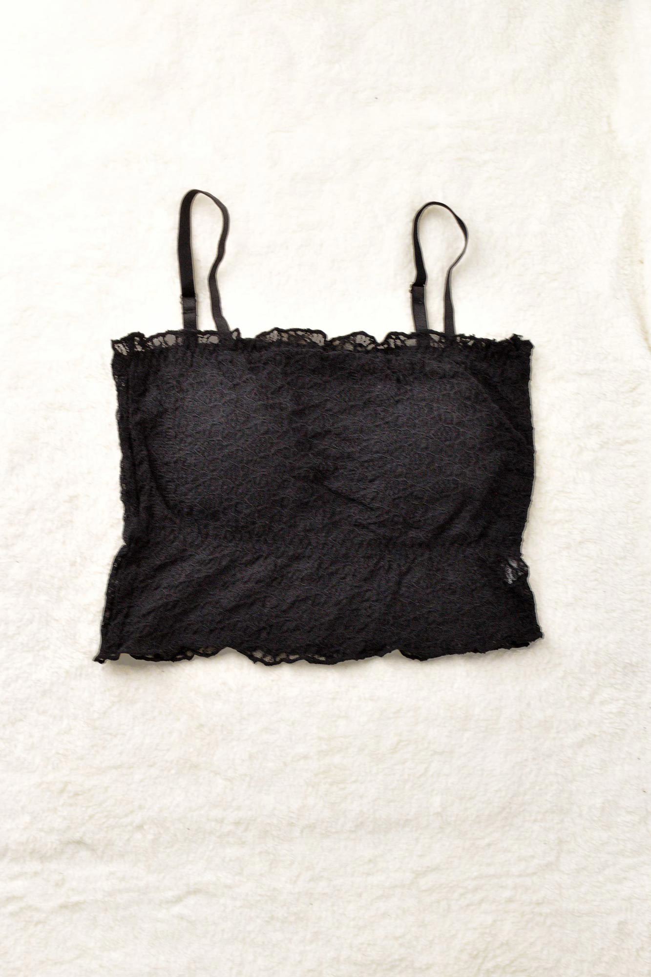 Γυναικείο Bralette με λεπτή τιράντα Μαύρο 10543