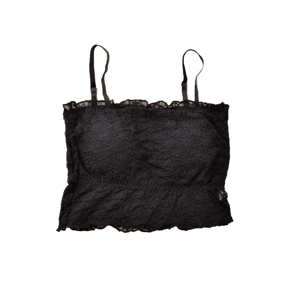 Γυναικείο Bralette με λεπτή τιράντα Μαύρο 10543