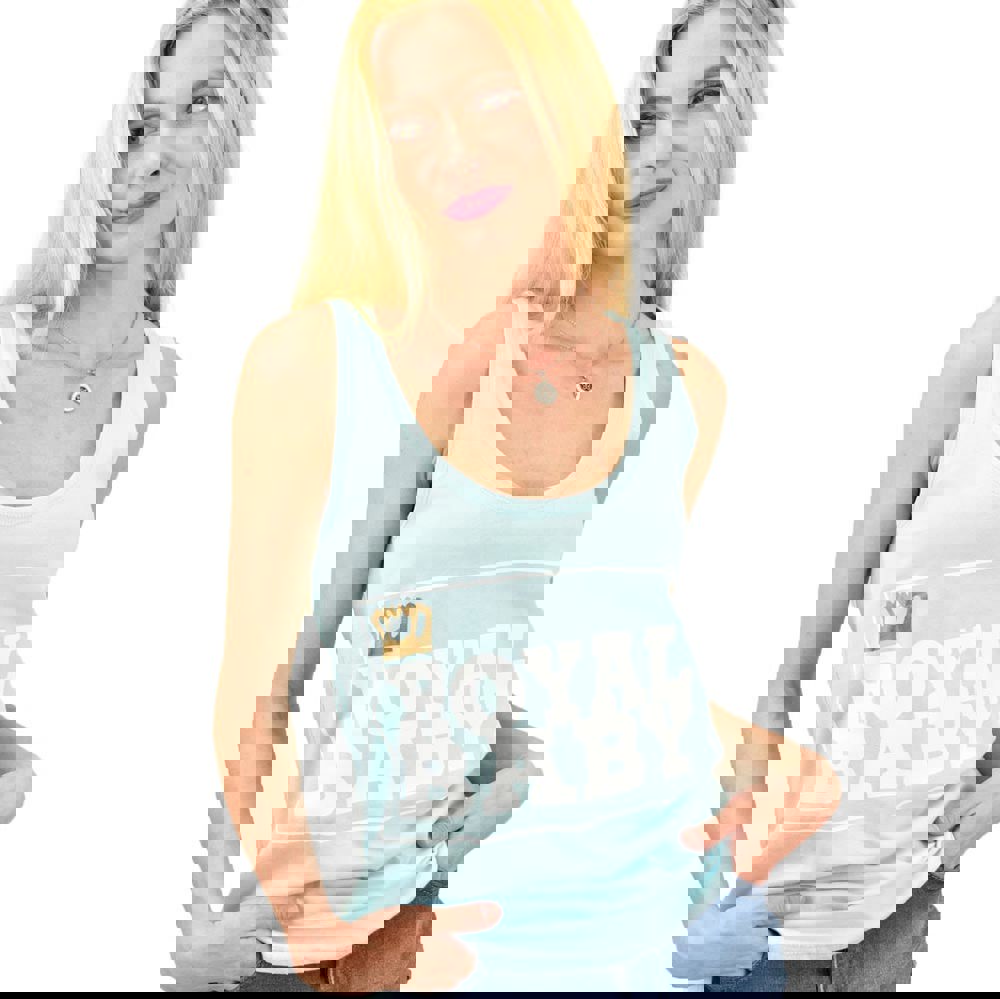 Γυναικεία μπλούζα αμάνικη "Royal Baby" Γαλάζιο 12068