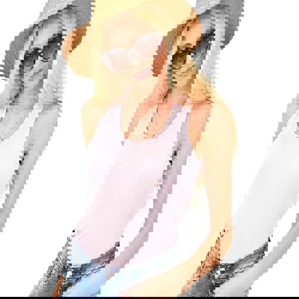 Γυναικεία μπλούζα ριπ με αθλητική πλάτη Απαλό Ροζ 11814