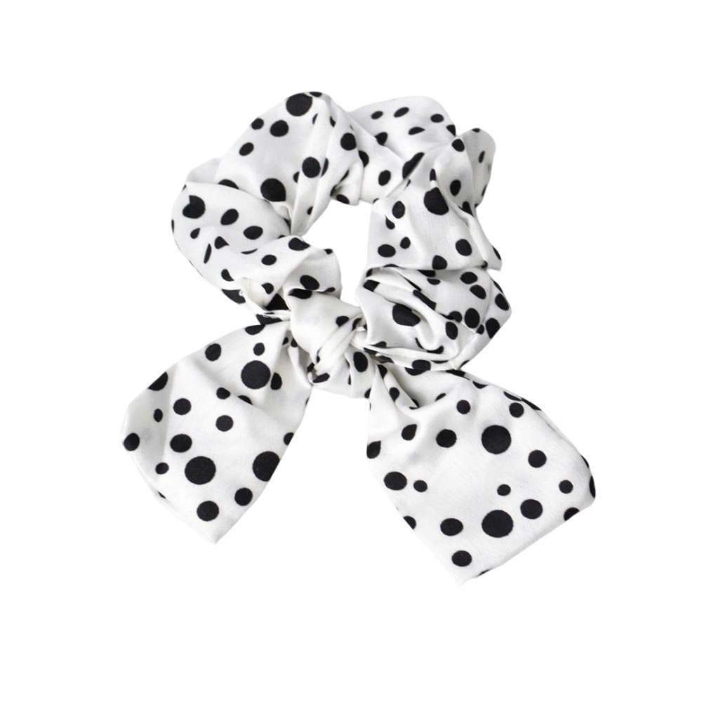 Αξεσουάρ μαλλιών Scrunchies πουά Λευκό 23246