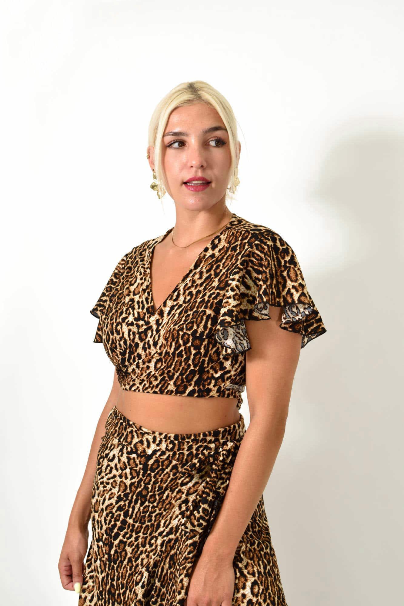 Τοπ με σχέδιο animal print Animal Print 25610
