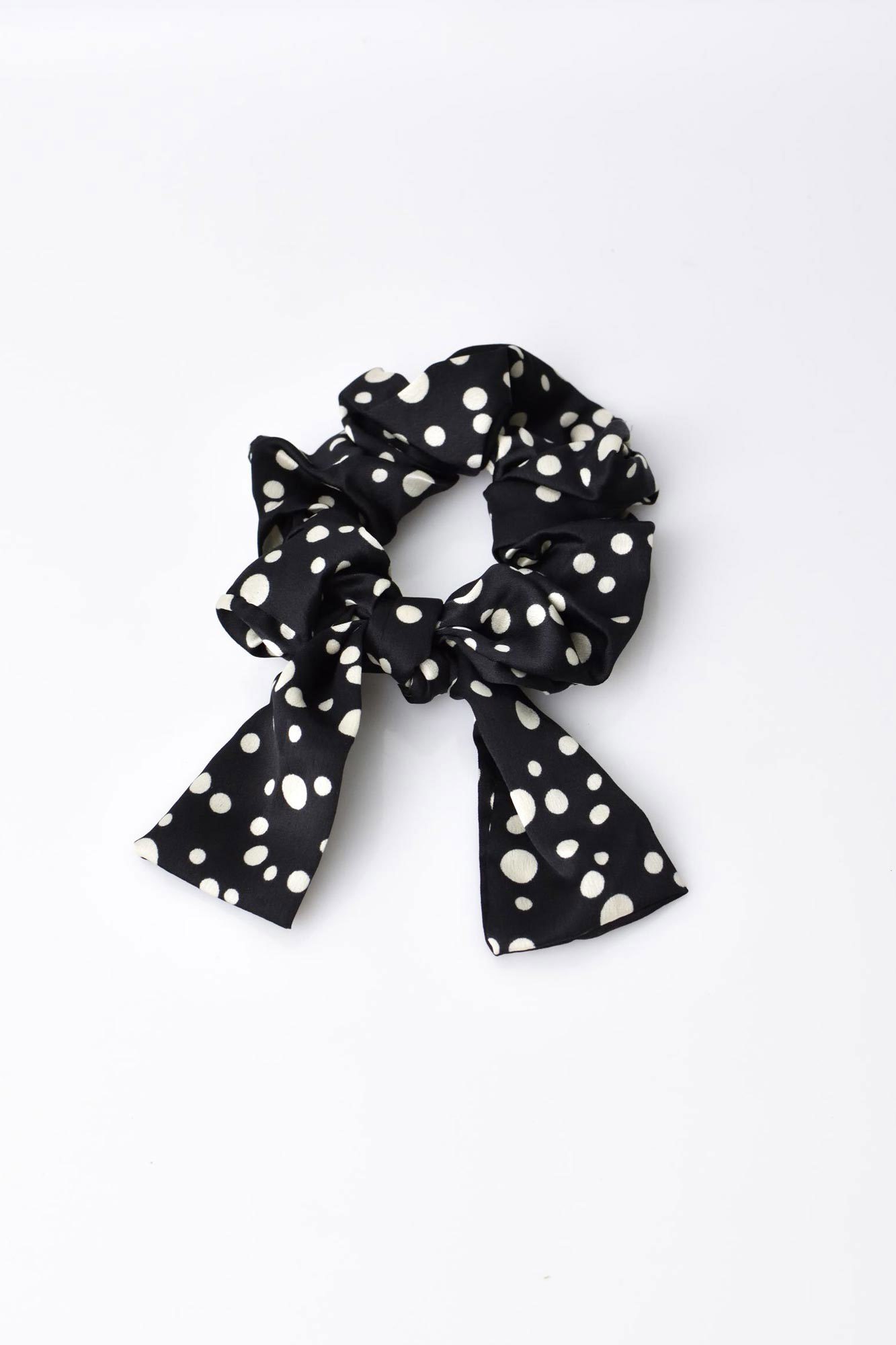 Αξεσουάρ μαλλιών Scrunchies πουά Μαύρο 23247