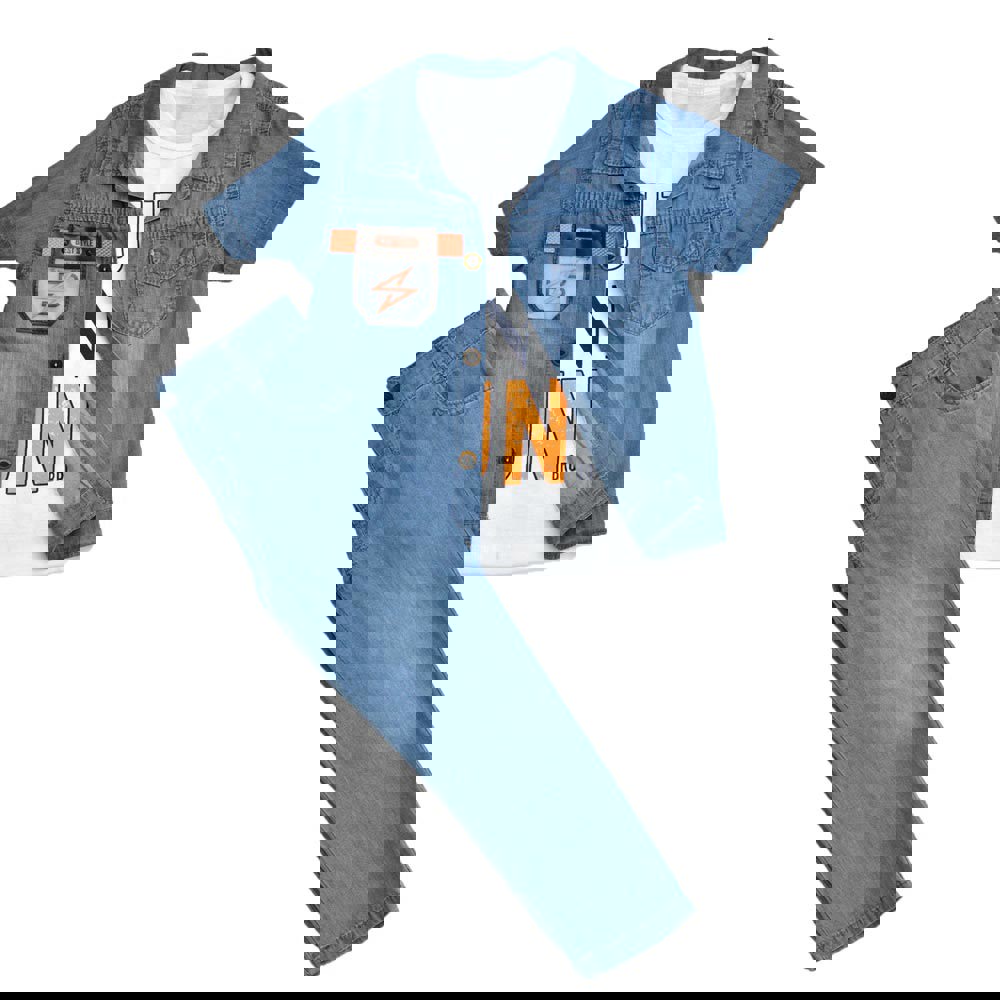 Παιδικό σύνολο με τζιν μπουφάν Μπλε Τζιν 14494