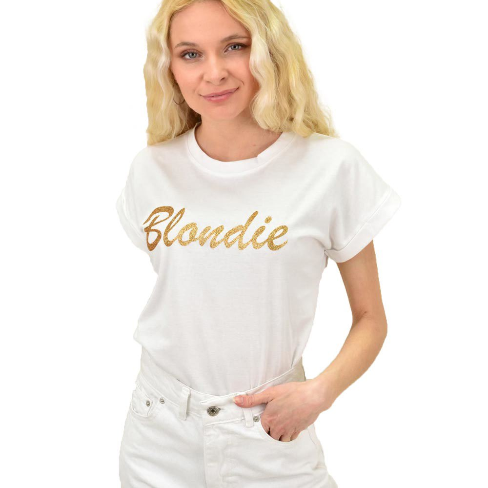 Γυναικεία μπλούζα με τύπωμα BLONDIE Λευκό 15010 15010
