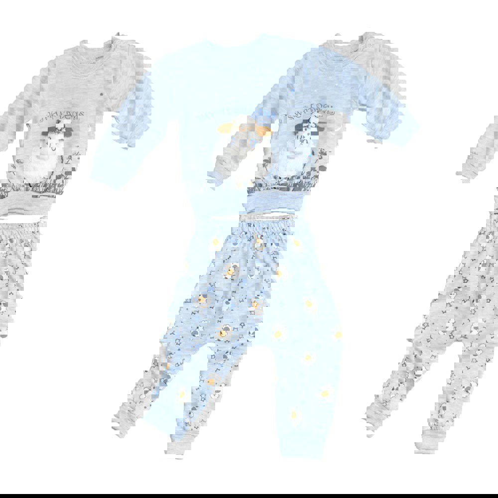 Βρεφικό σετ προβατάκι Γαλάζιο 14466