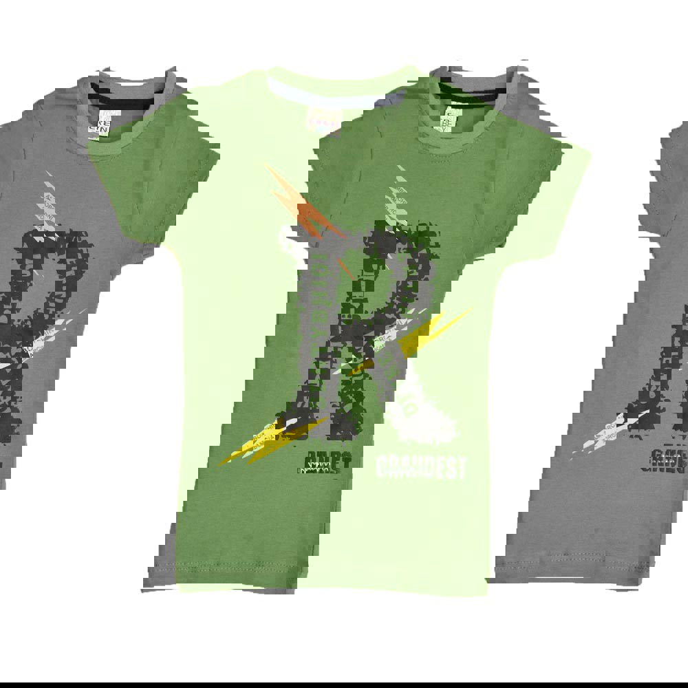 Παιδική μπλούζα με στάμπα Χακί 15653