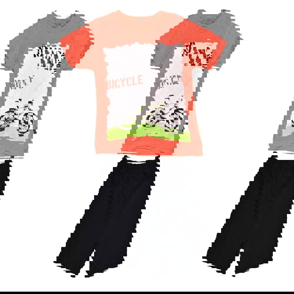 Παιδικό σετ με σχέδιο ποδήλατο Κεραμιδί 16423