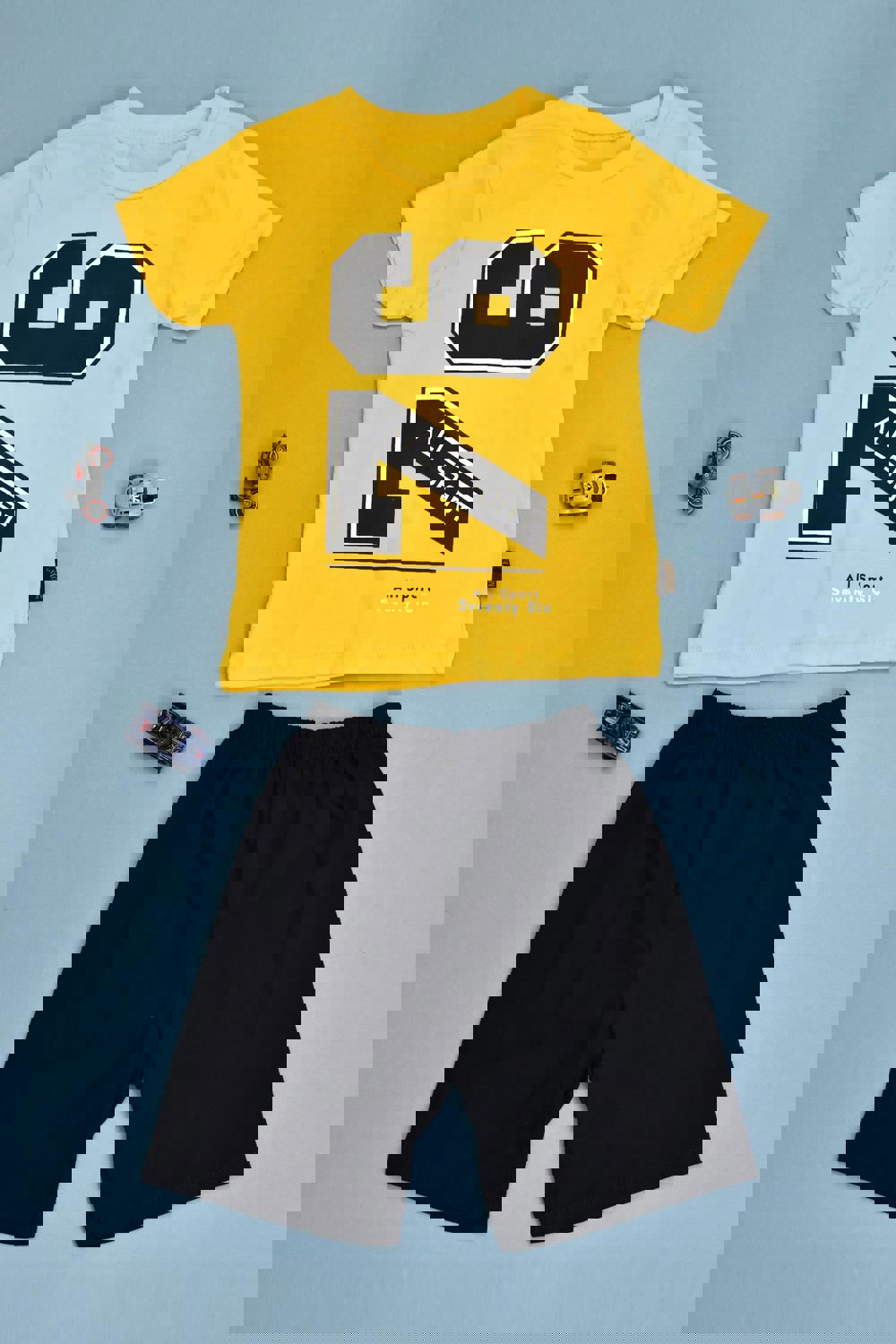 Παιδικό σετ με σχέδιο 76 Κίτρινο 16428 φωτογραφία