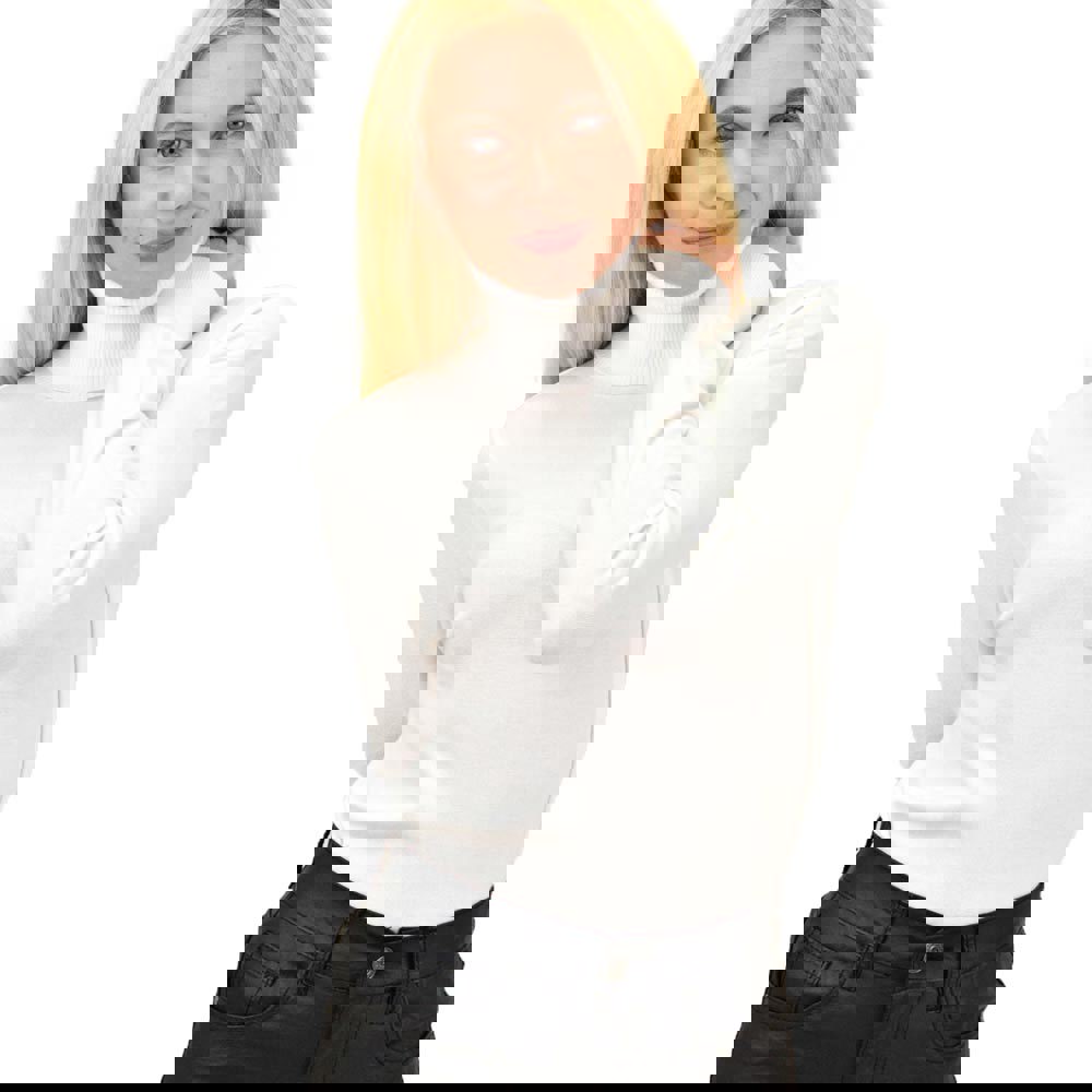 Γυναικείο ζιβάγκο μονόχρωμο Λευκό 13475