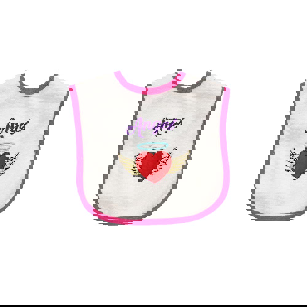 Βρεφική σαλιάρα με σχέδιο ANGEL Φούξια 16534