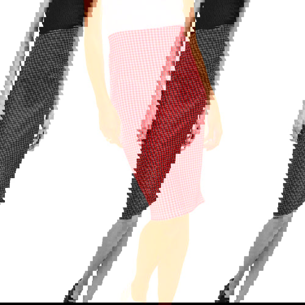 Γυναικεία φούστα καρό Κόκκινο 13211