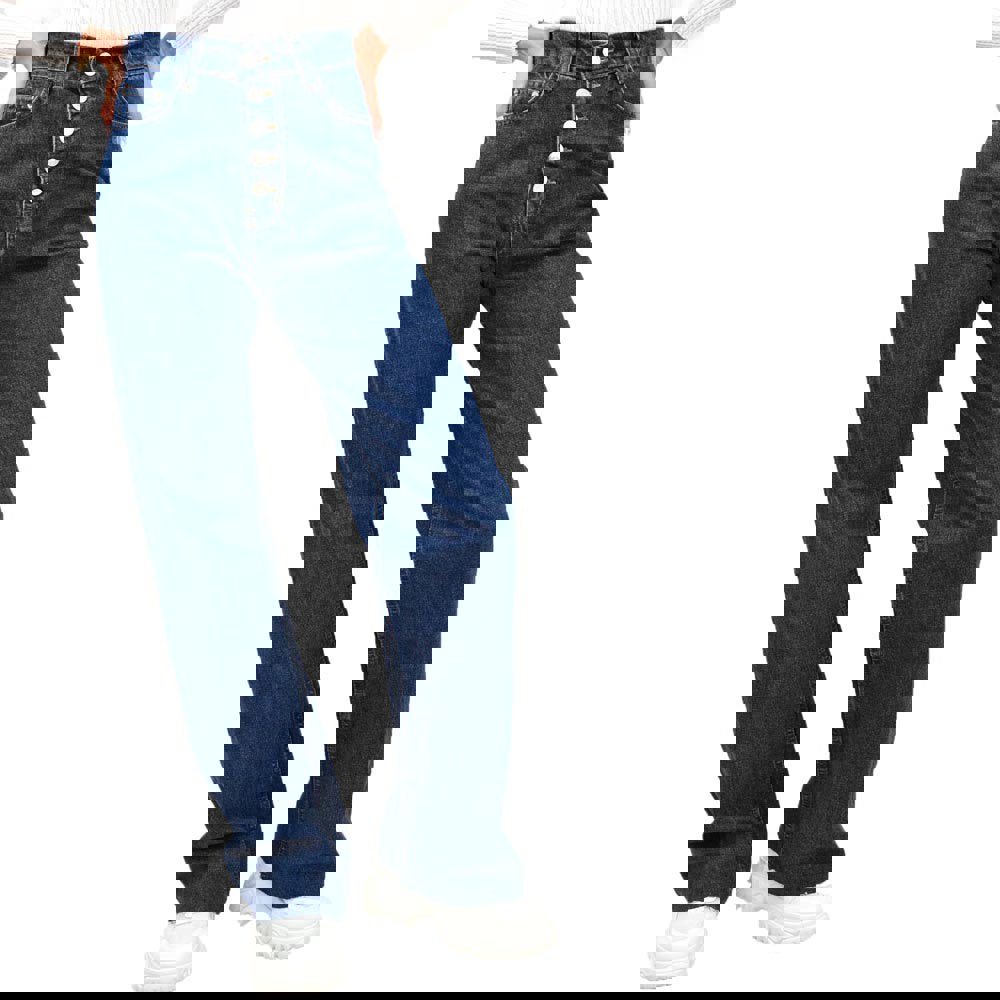 Γυναικείο ψηλόμεσο τζιν Μπλε Τζιν 13159