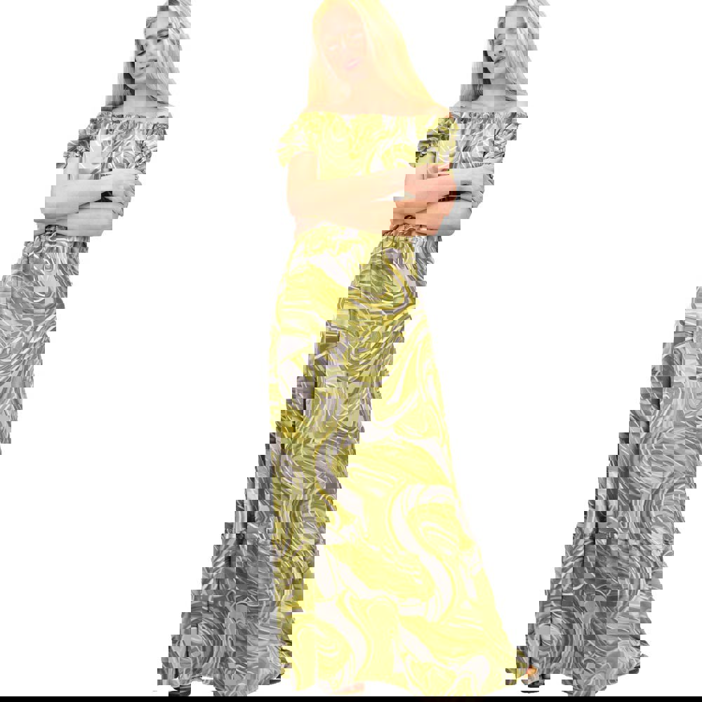 Γυναικείο σετ εμπριμέ Πράσινο 14448