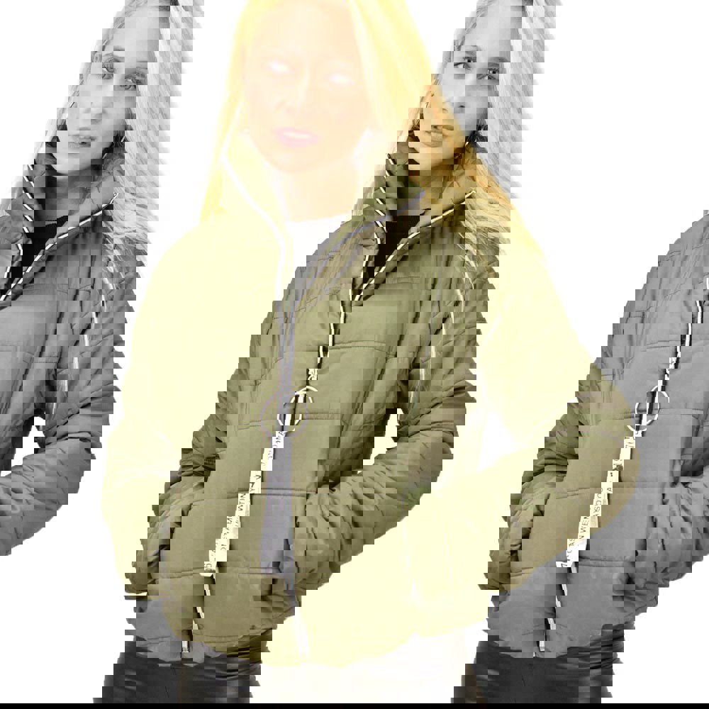 Γυναικείο μπουφάν bomber Πράσινο 13143