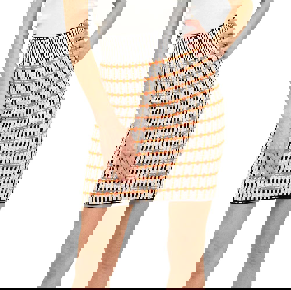 Γυναικεία φούστα εφαρμοστή Κεραμιδί 14572