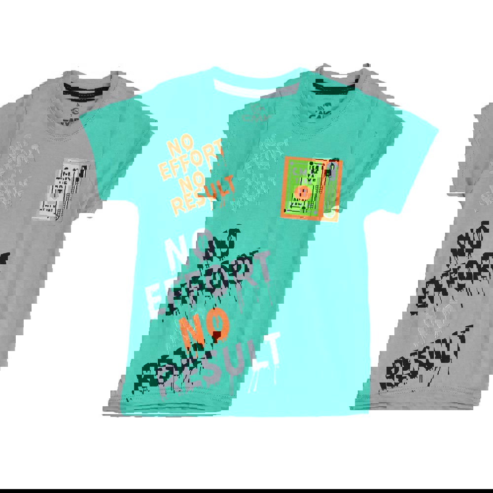 Παιδική μπλούζα με τύπωμα NO EFFORT NO RESULT Βεραμάν 15831