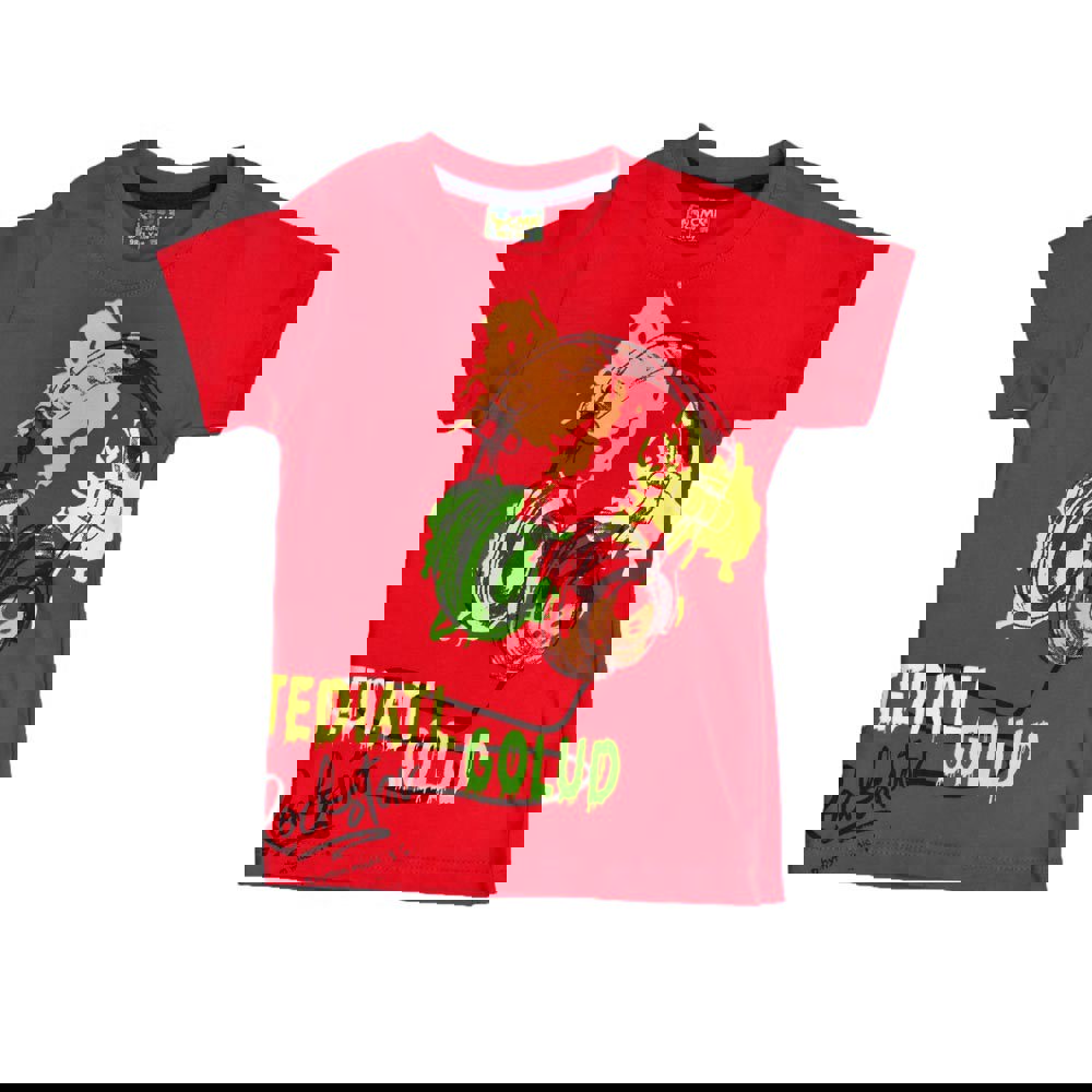 Παιδική μπλούζα με ακουστικά Κόκκινο 15785