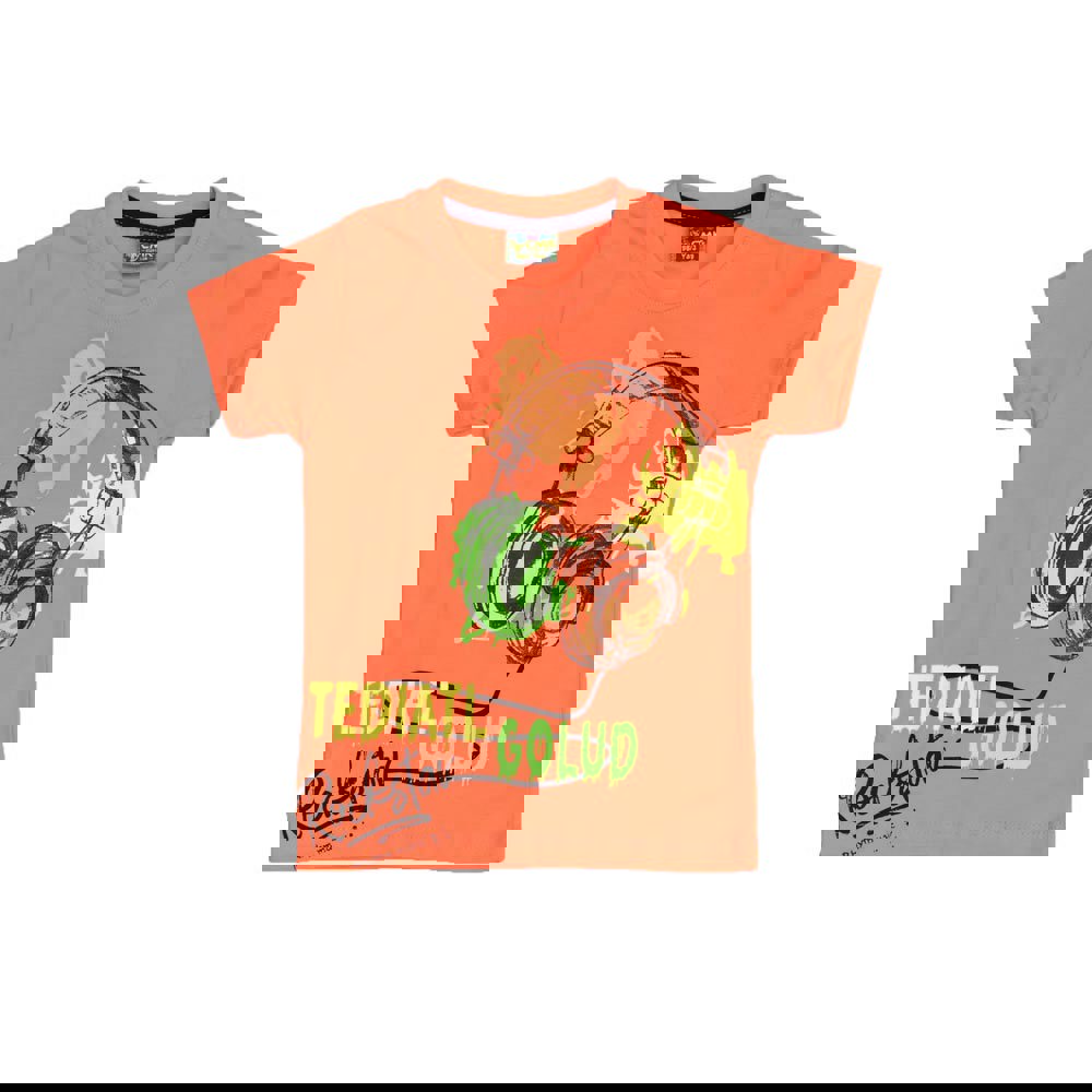 Παιδική μπλούζα με ακουστικά Πορτοκαλί 15787