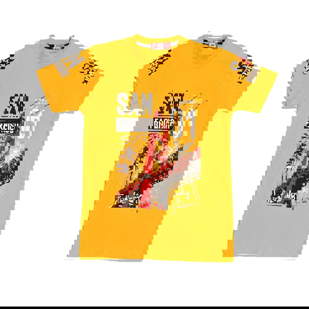 Παιδική μπλούζα SAN FRANCISCO Μουσταρδί 16012