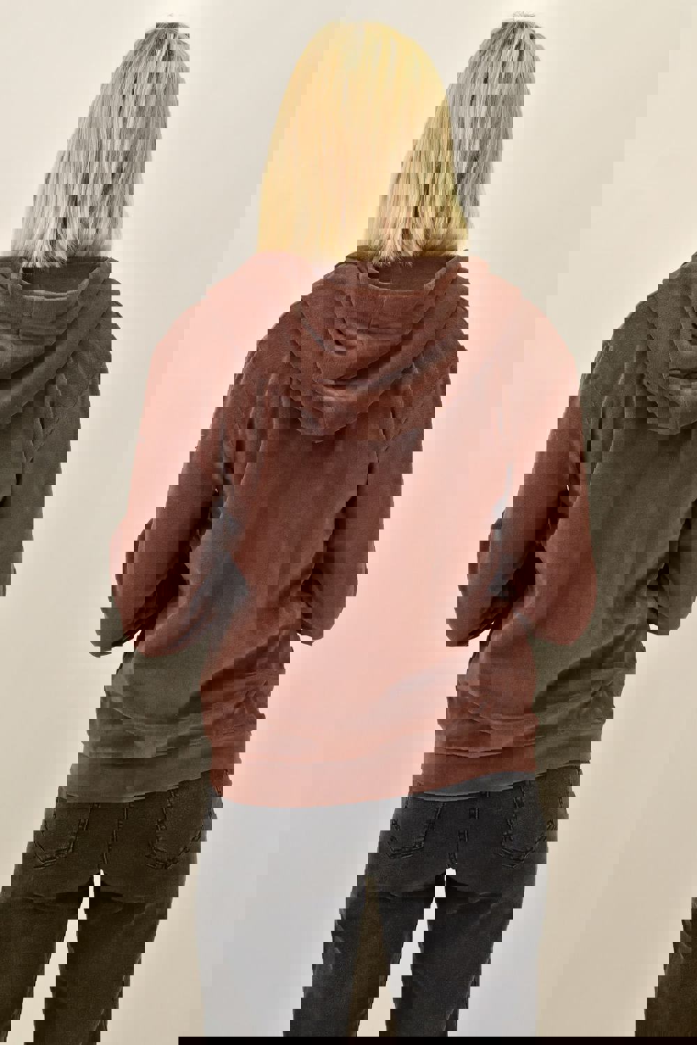 Βελουτέ ζακέτα καφέ Καφέ 18258 φωτογραφία