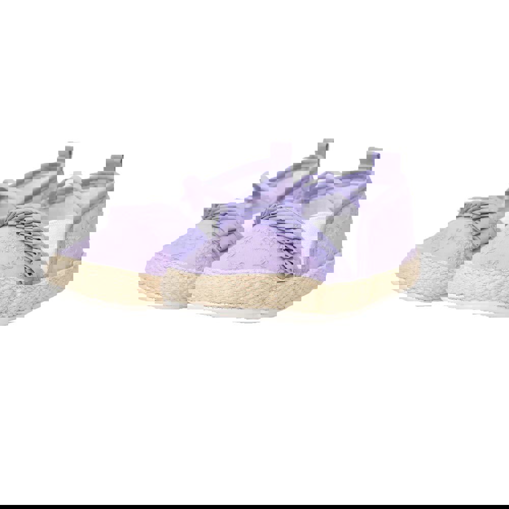 Βρεφικές μπαλαρίνες με λάστιχο Λιλά 16090