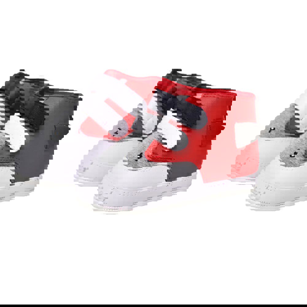 Βρεφικό παπούτσι με σχέδιο καρχαρία Κόκκινο 16079