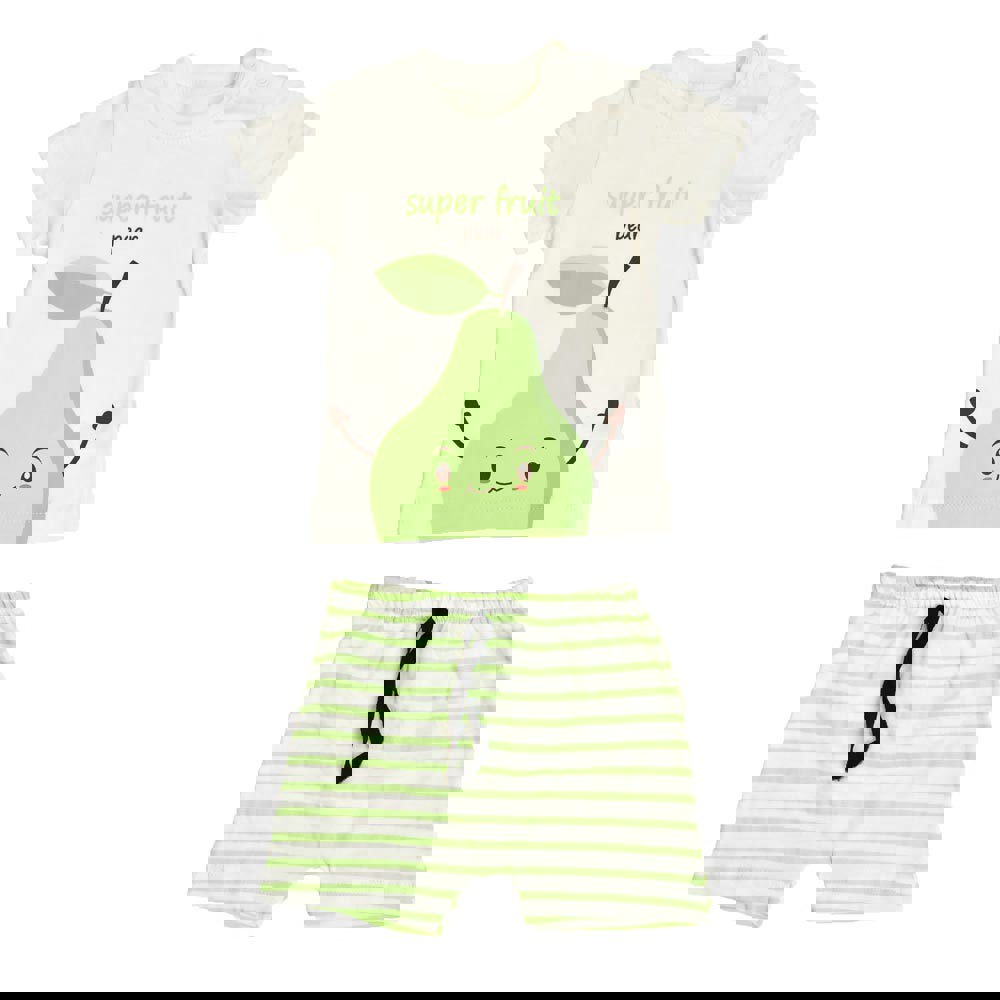 Βρεφικό σετ με σχέδιο αχλάδι Λαχανί 16328
