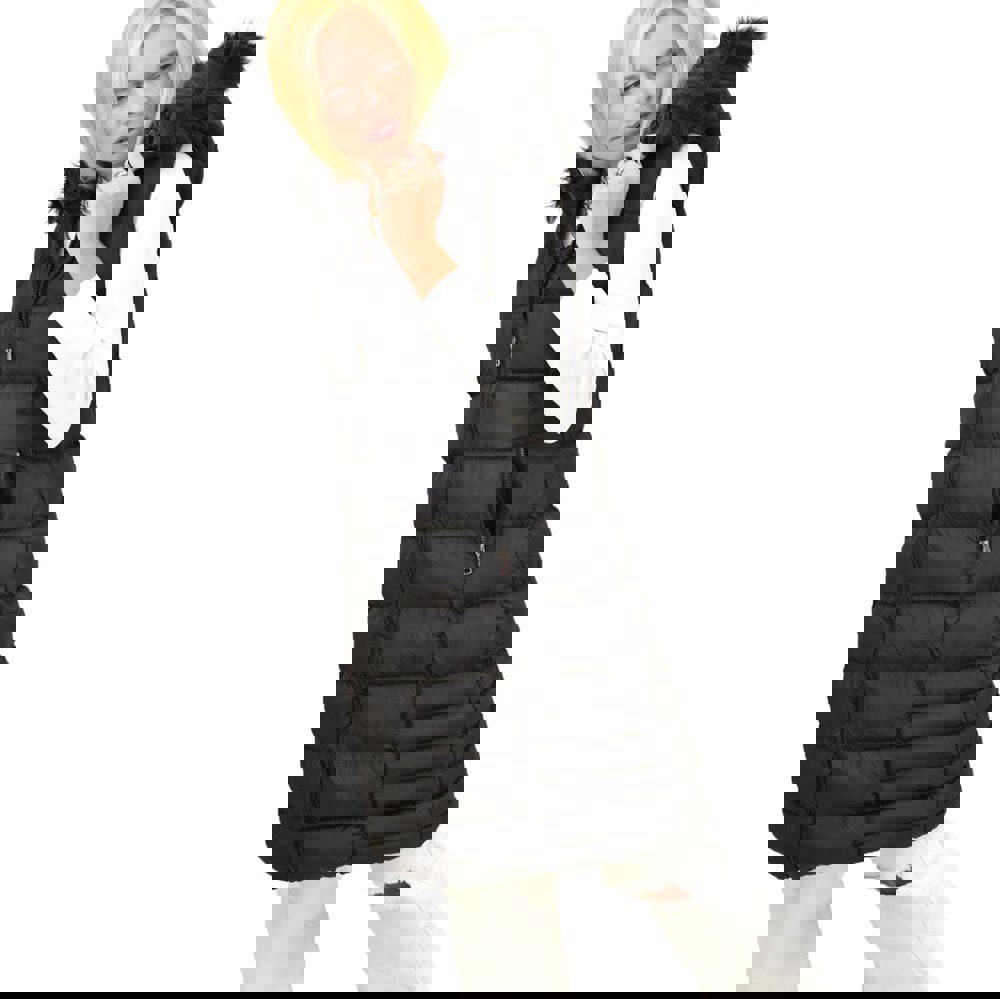 Γυναικείο αμάνικο μπουφάν Μαύρο 12801