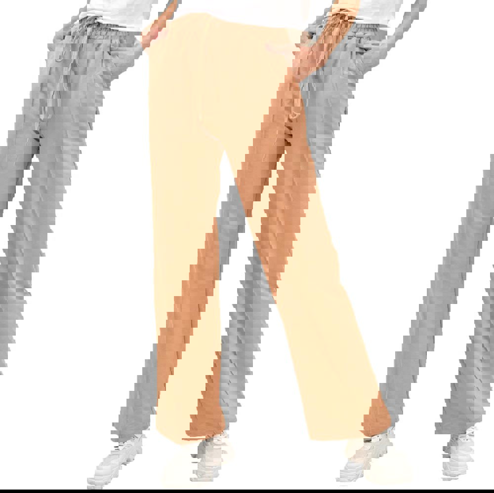 Γυναικείο παντελόνι καμπάνα Μπεζ 13977