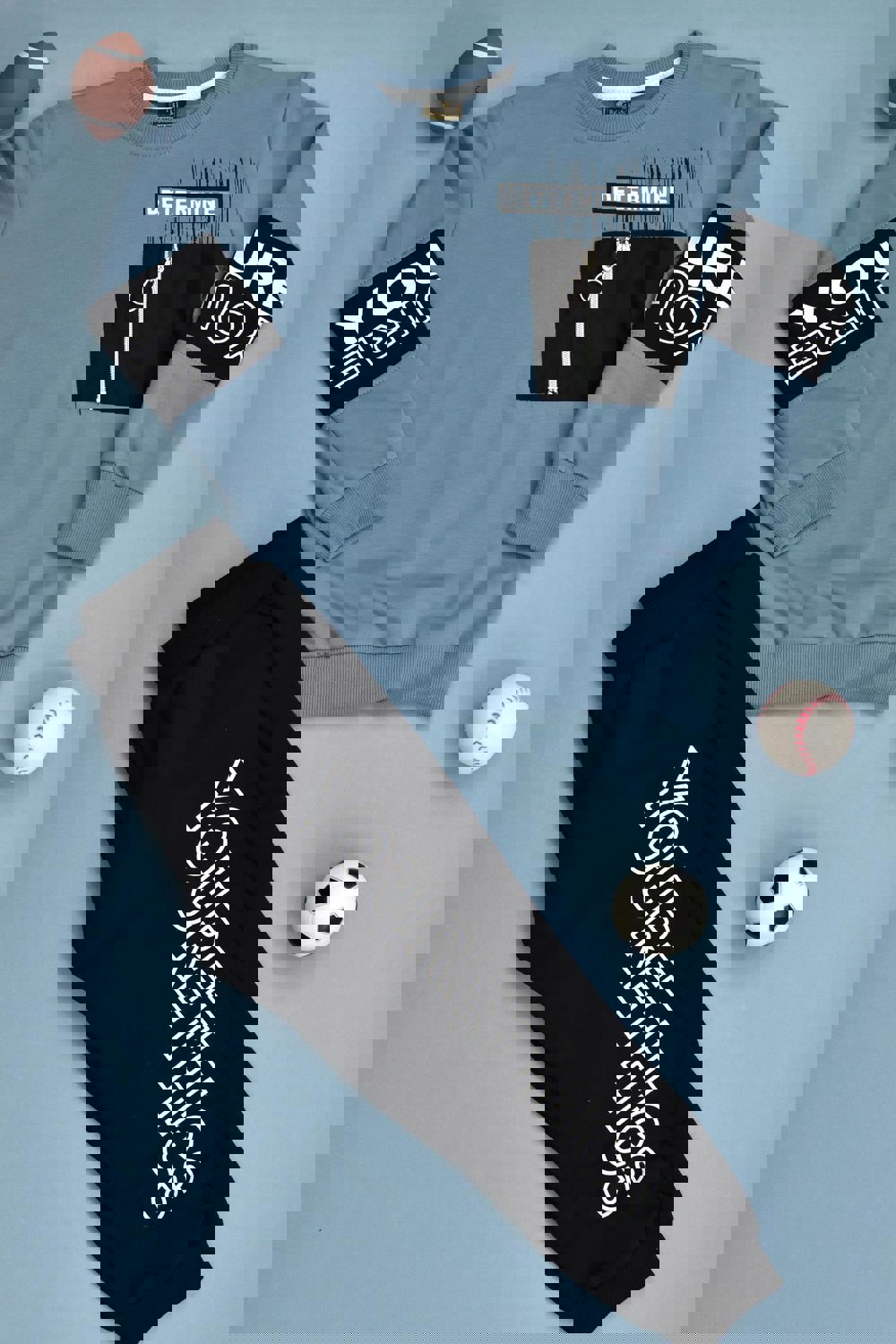 Παιδικό σετ με τύπωμα DETERMINE Μπλε 17012 φωτογραφία