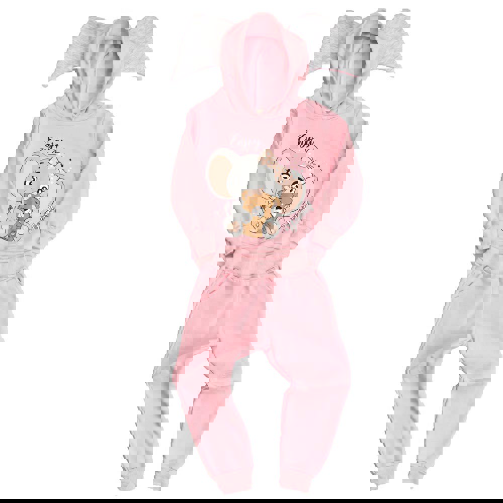 Παιδικό σετ με σχέδιο ελέφαντα Ροζ 17060