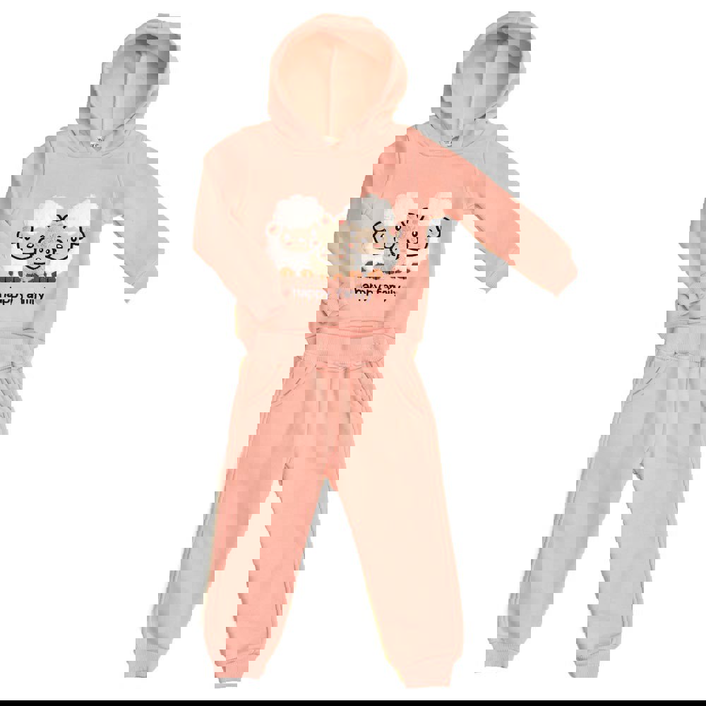 Παιδικό σετ με σχέδιο προβατάκια Σομόν 17079