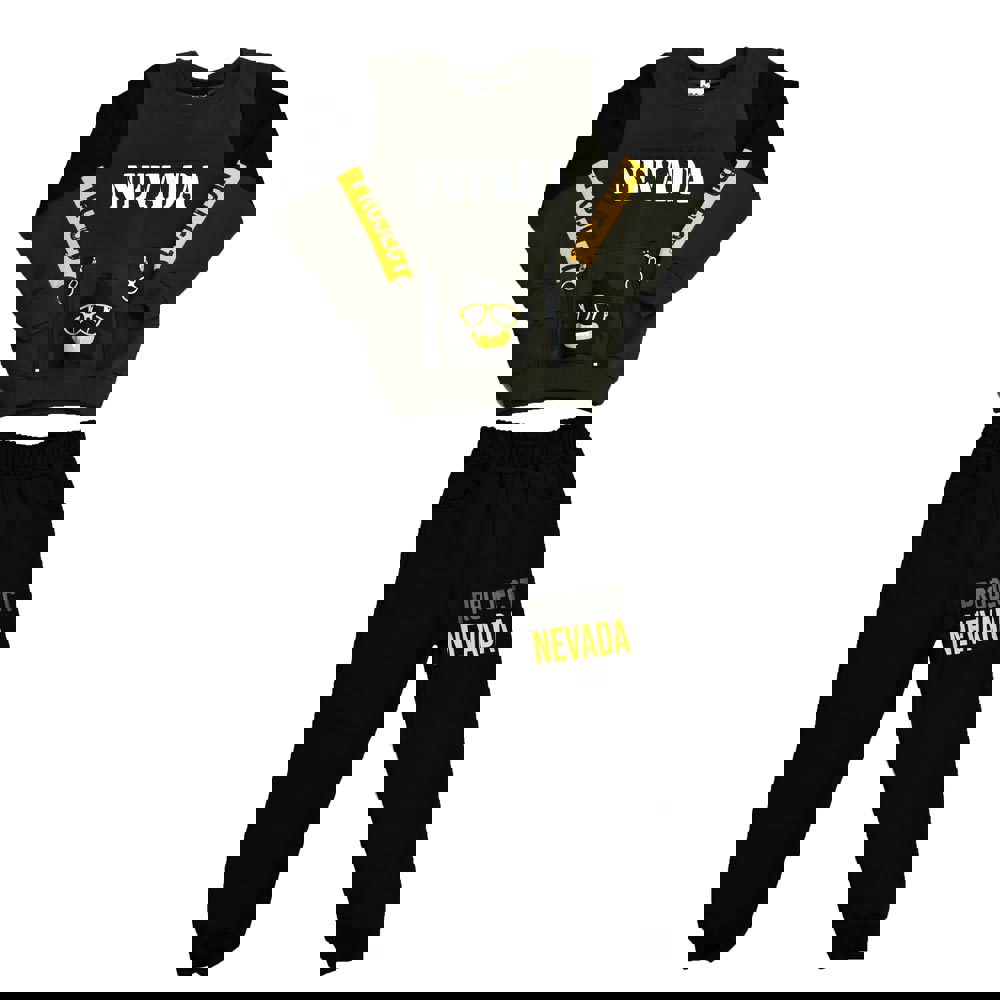 Παιδικό σετ με τύπωμα NEVADA Χακί 17136