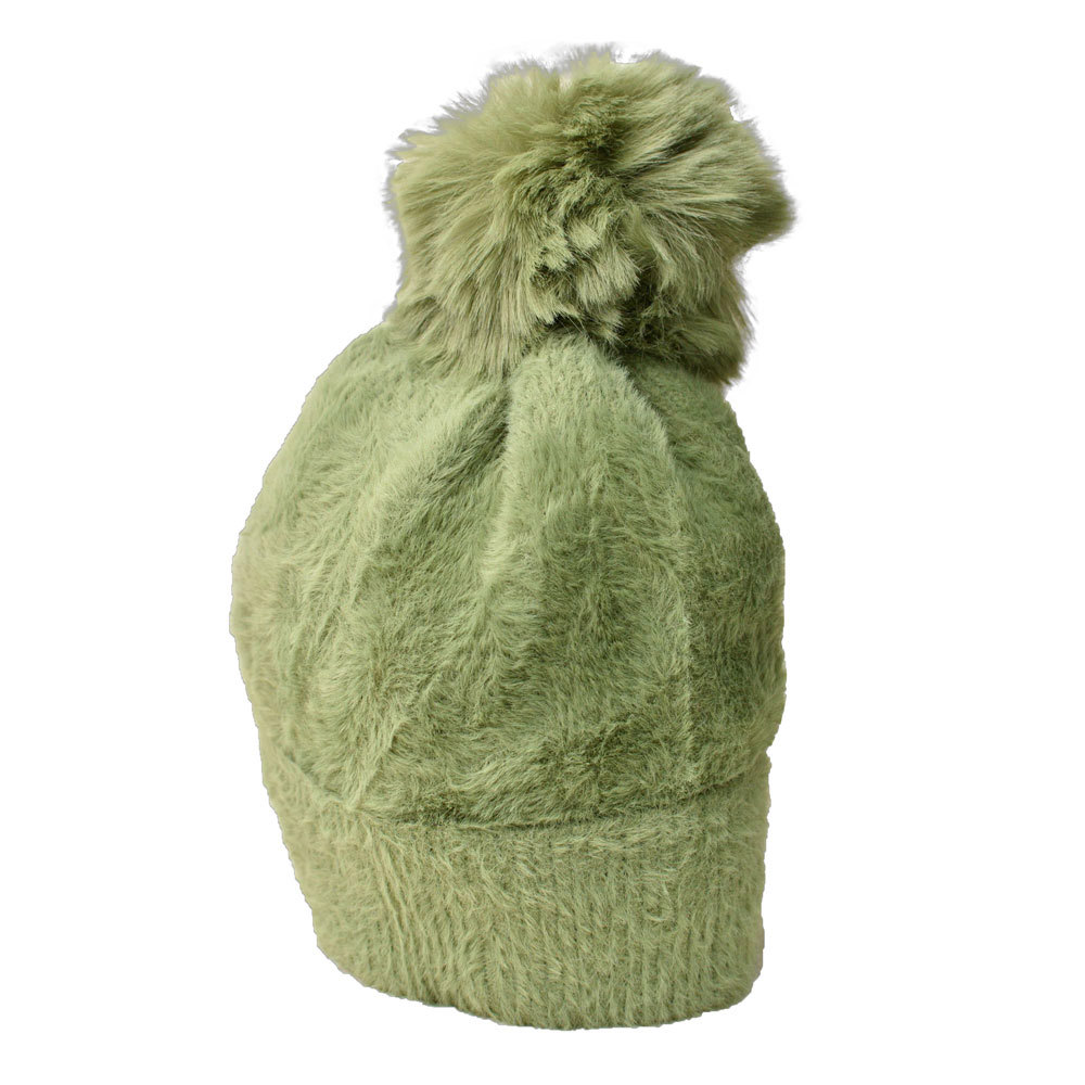 Potre OR Γυναικείο σκουφάκι με φούντα Πράσινο 13419