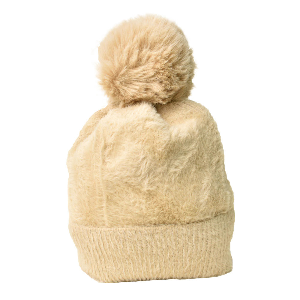 Potre OR Γυναικείο σκουφάκι με φούντα Μπεζ 13418