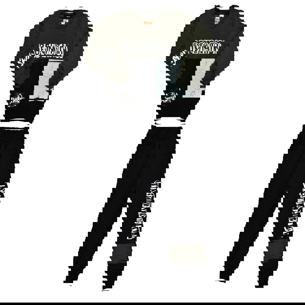 Παιδικό σετ με τύπωμα DESTINATION Χακί 17131