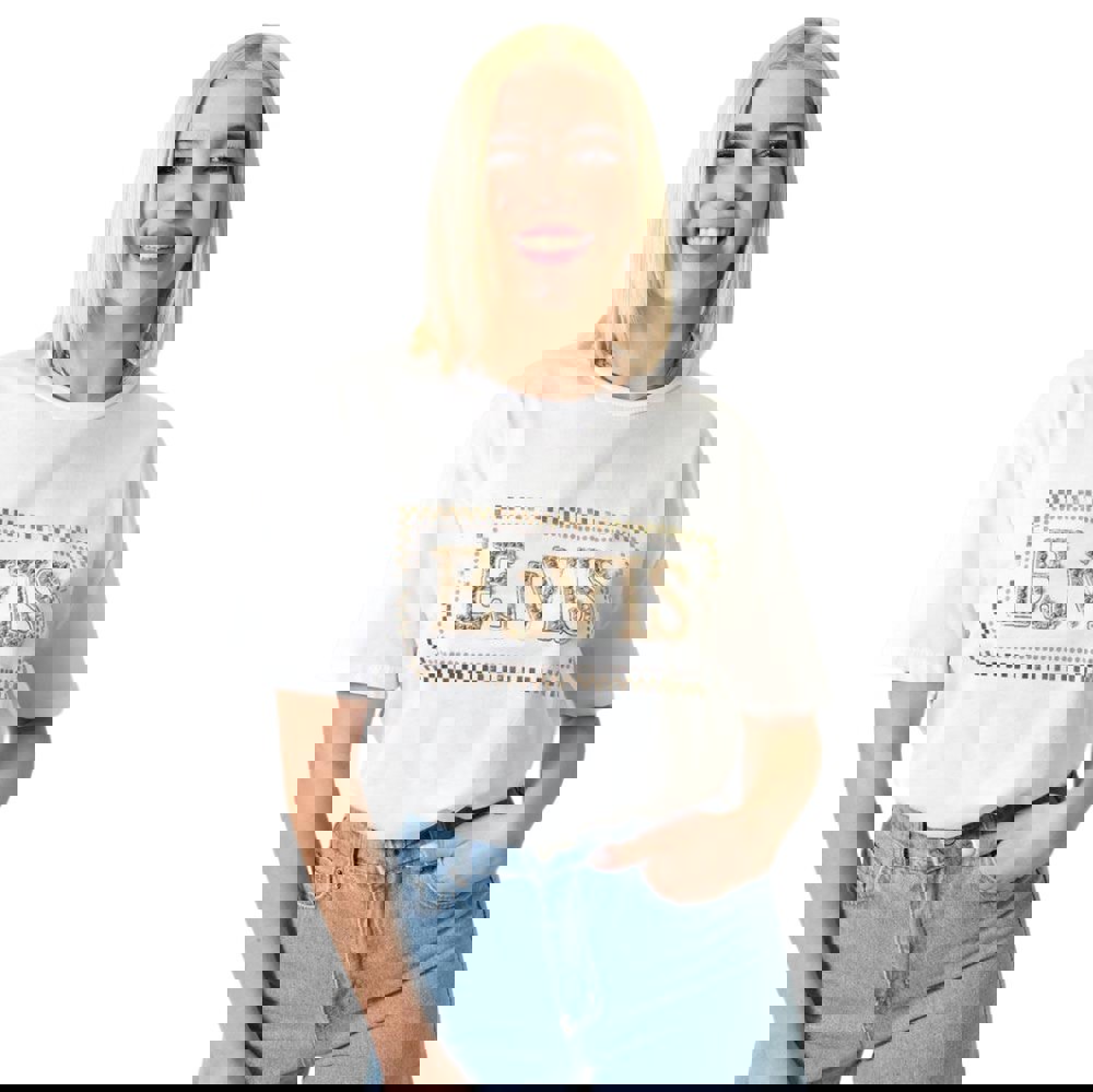 Γυναικείο T-shirt με στρας Λευκό 23774