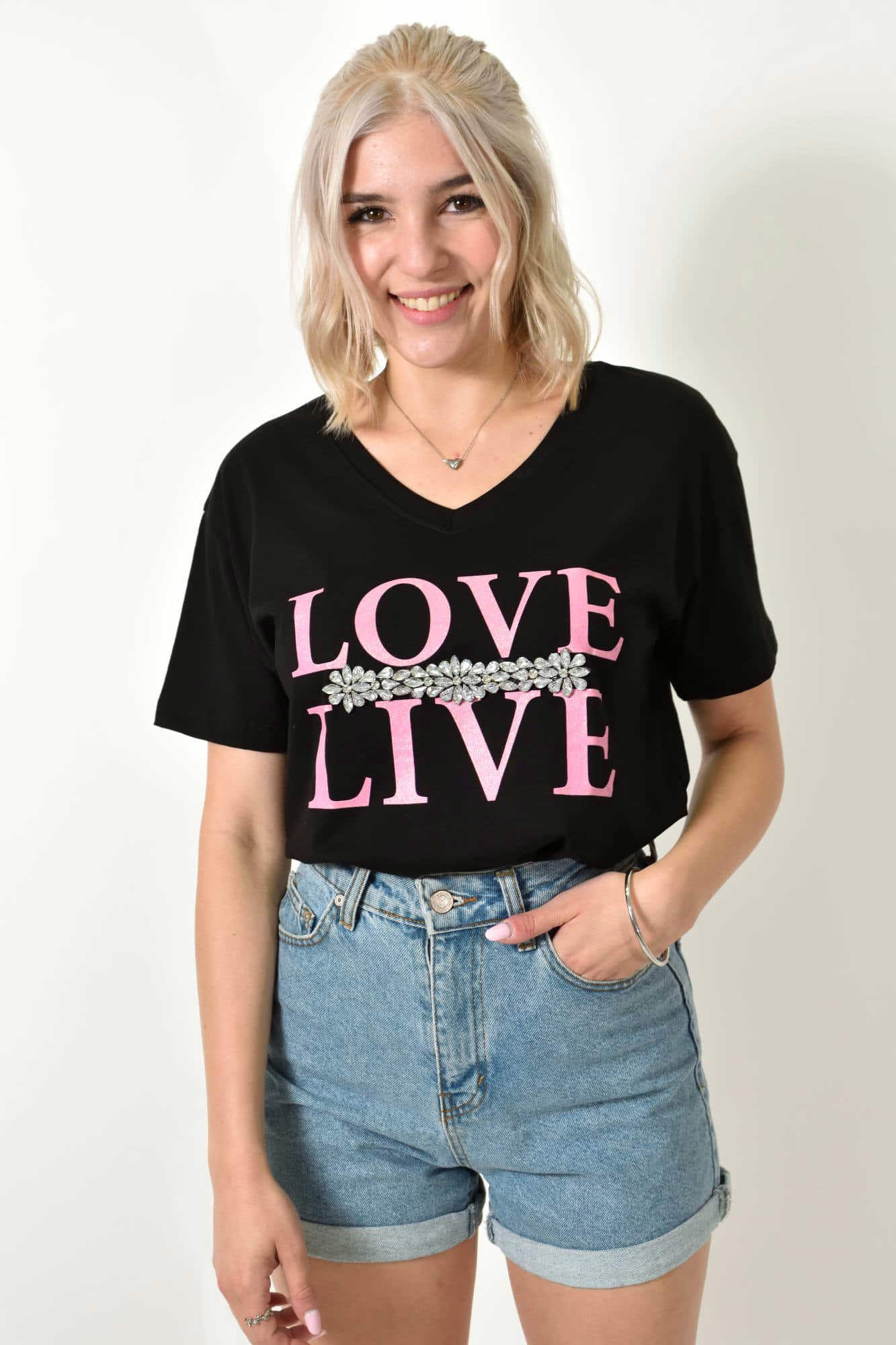 T-Shirt με στάμπα 